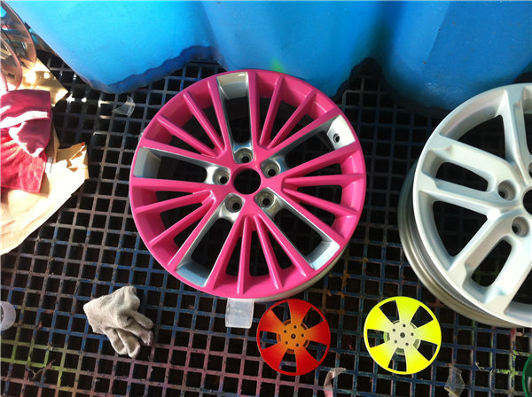 輪轂翻新改色修復(fù)前