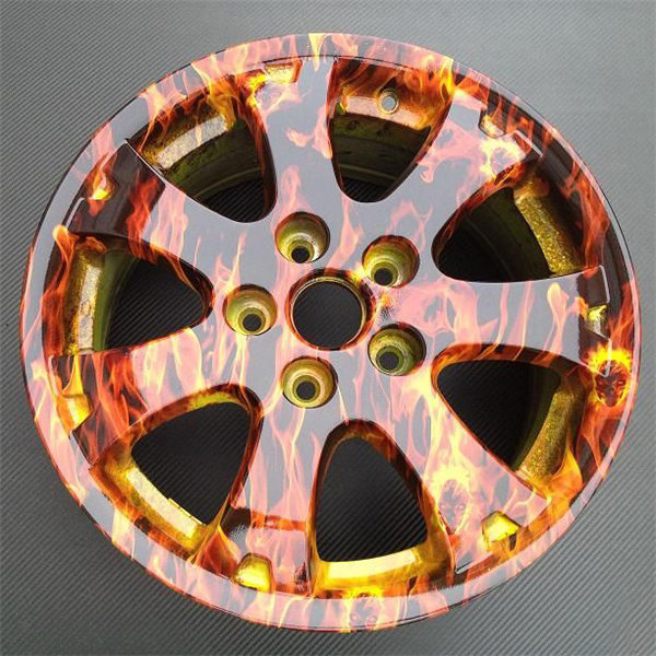 輪轂彩繪修復(fù)前