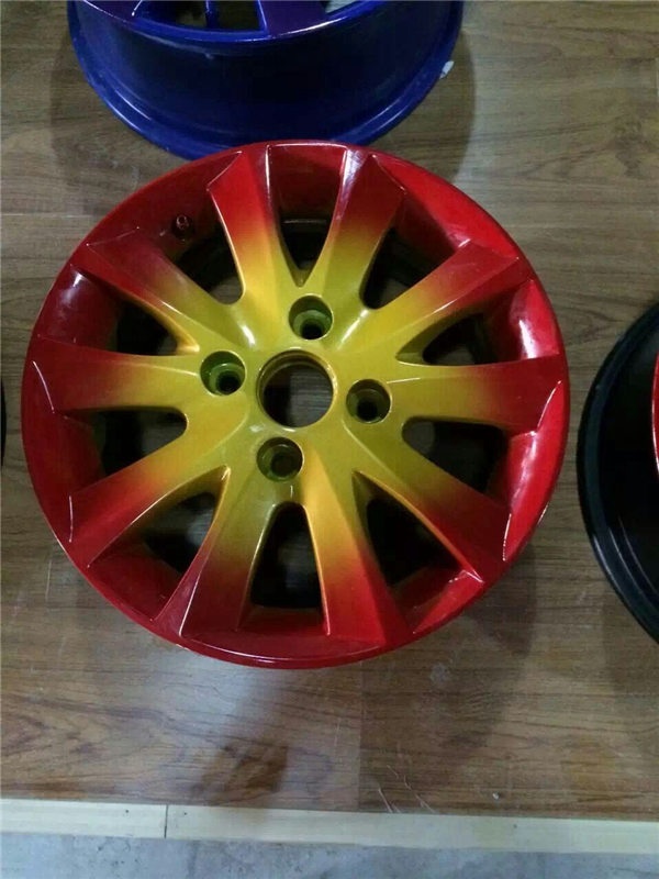 輪轂彩繪修復(fù)前