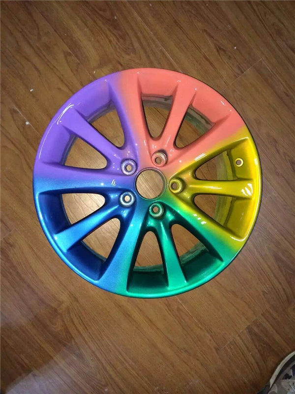 輪轂彩繪修復(fù)前