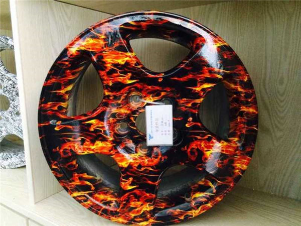 輪轂彩繪修復(fù)前