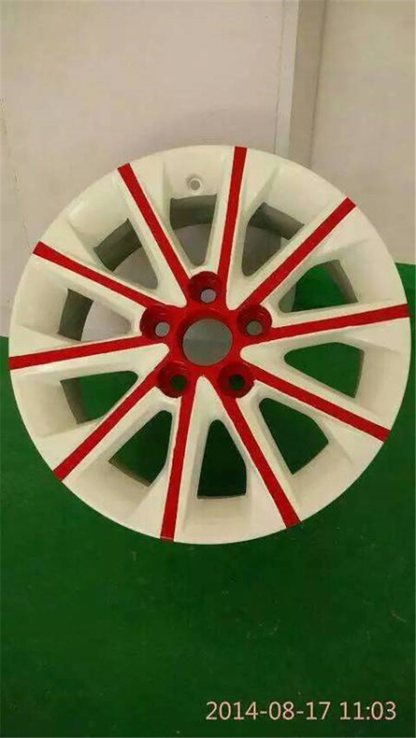 輪轂彩繪修復(fù)前