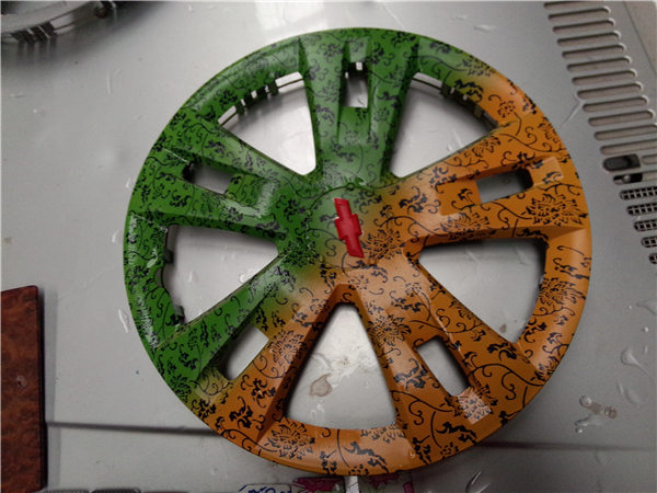 輪轂彩繪修復(fù)前